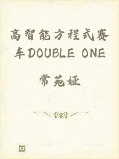 高智能方程式赛车DOUBLE ONE